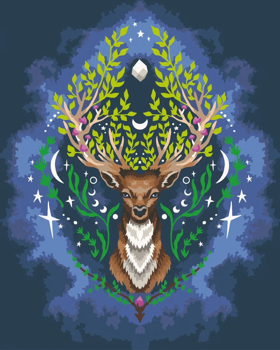 Ravensburger Pixie Cold Mystic Deer Schilderen op nummer