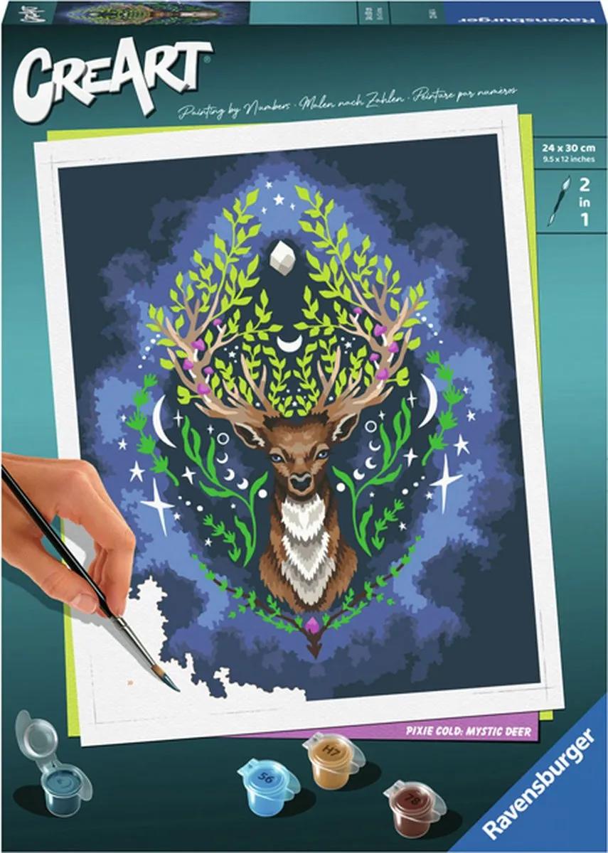Ravensburger Pixie Cold Mystic Deer Schilderen op nummer