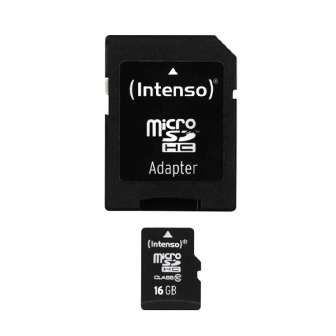 Intenso 3433470 Micro SDHC 16GB UHS-I Class 10 - afbeelding 2 van 6