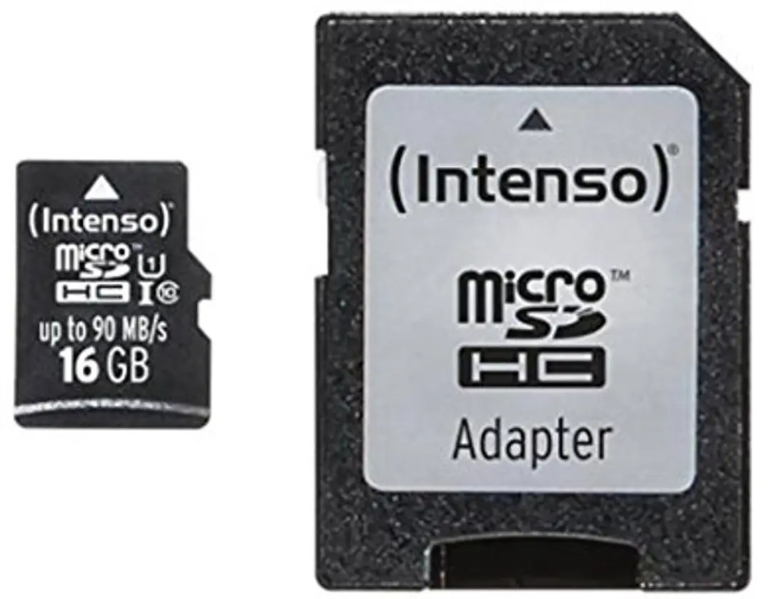 Intenso 3433470 Micro SDHC 16GB UHS-I Class 10 - afbeelding 3 van 6