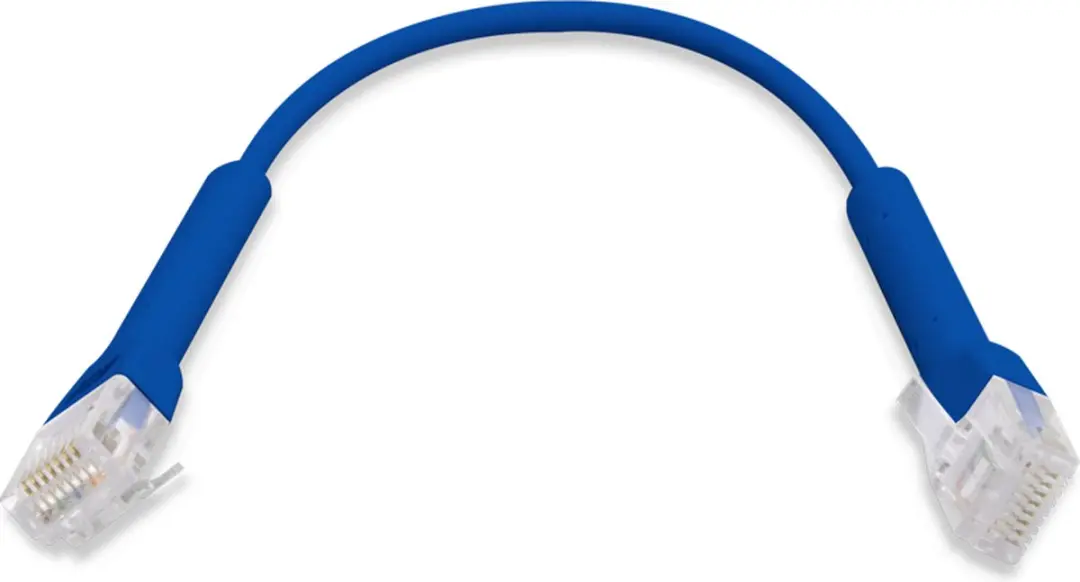 Ubiquiti U-Cable-Patch-RJ45-BL Cat.6 FTP Ethernetkabel 0,22m - Blauw