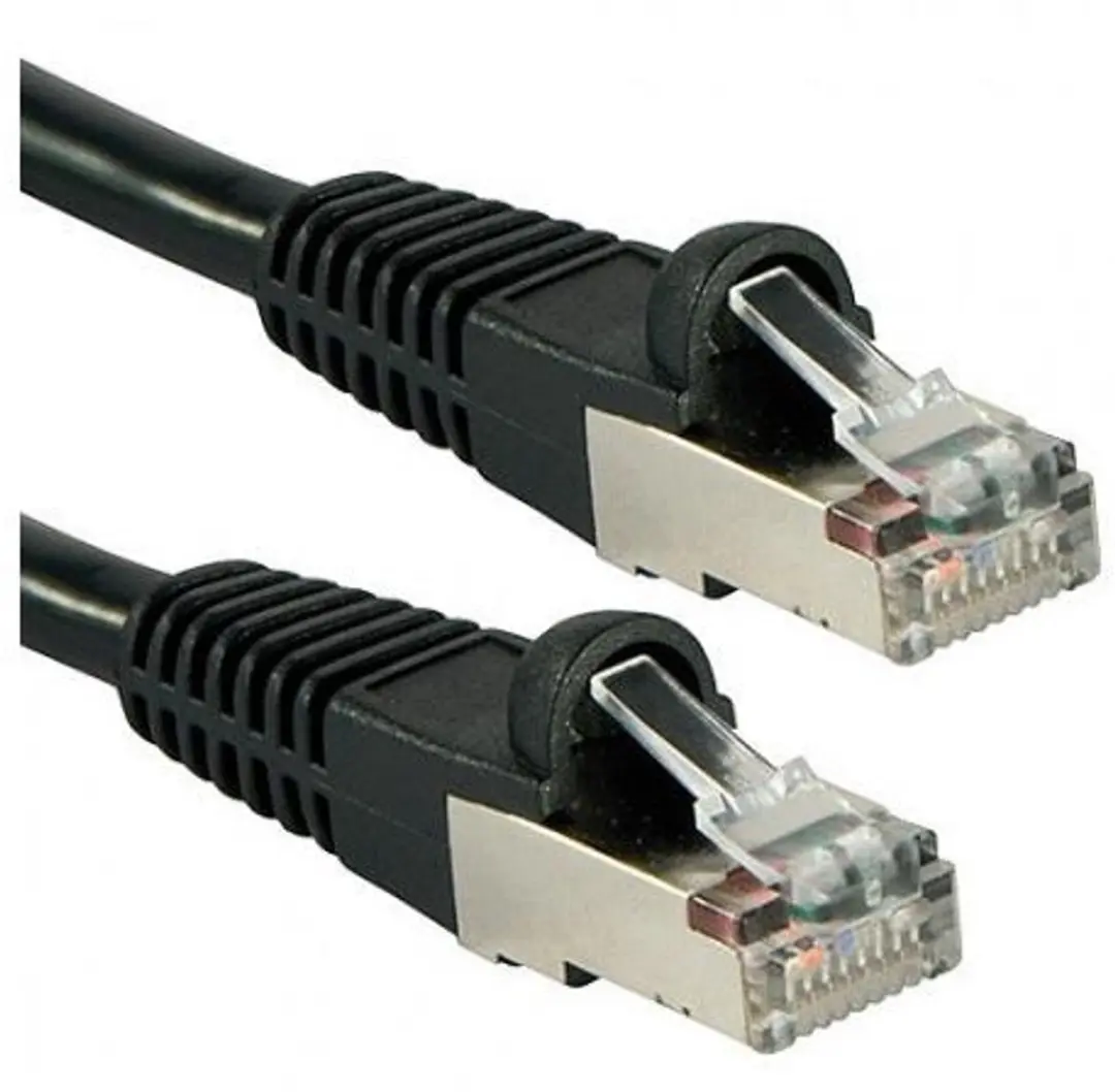 Lindy CAT 6 S/FTP Patchkabel 47176 - 0,5m - Zwart - afbeelding 4 van 4