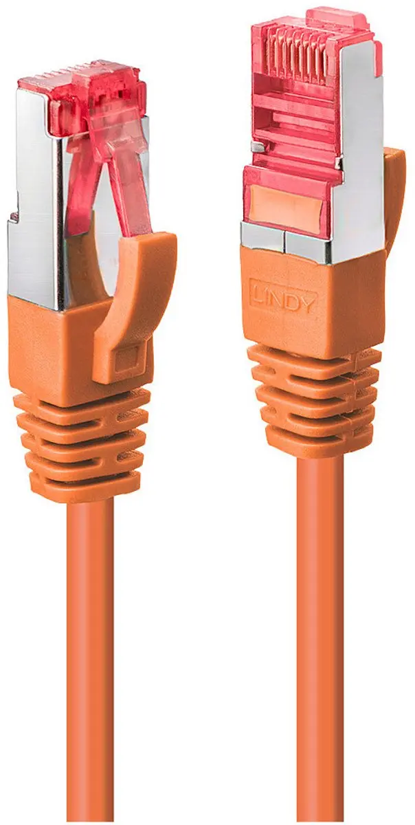 Lindy CAT 6 S/FTP Netwerkkabel 0.5m - Oranje