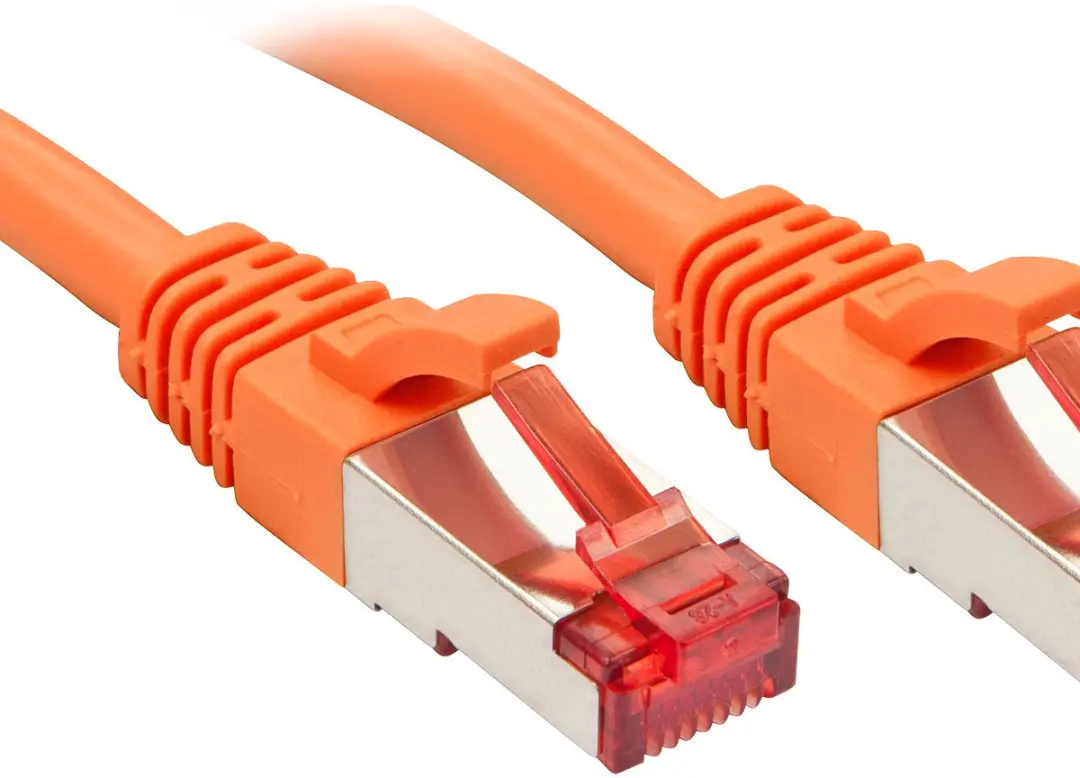 Lindy CAT 6 S/FTP Netwerkkabel 0.5m - Oranje
