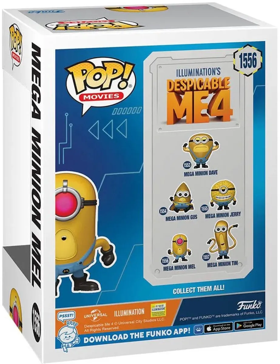 Funko Pop! Minions Despicable Me 4 Mega Minion Mel 76052 - Meerkleurig
