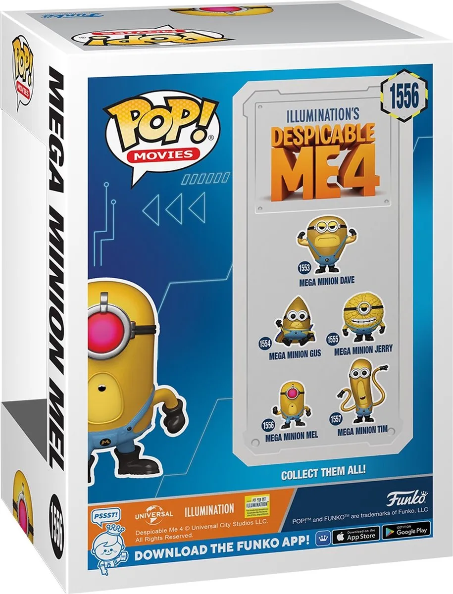 Funko Pop! Minions Despicable Me 4 Mega Minion Mel 76052 - Meerkleurig