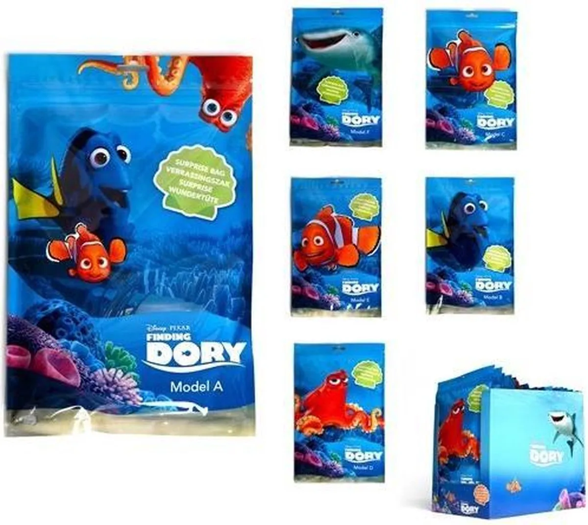 Disney Finding Dory Verrassingszak - Blauw