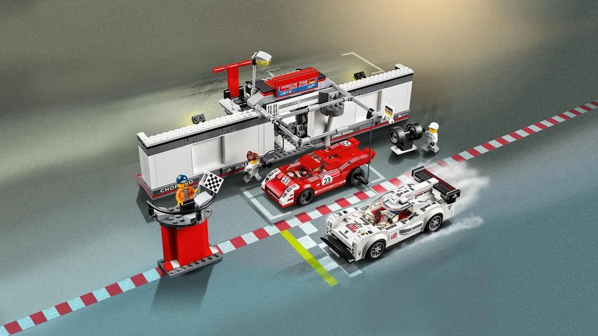 LEGO 75876 Champions Porsche Bouwset - 732 Stukken - Meerkleurig - afbeelding 2 van 6