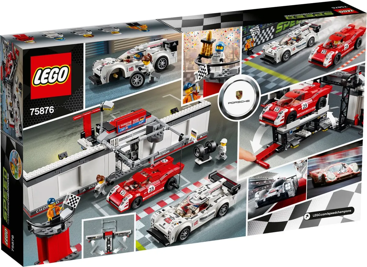 LEGO 75876 Champions Porsche Bouwset - 732 Stukken - Meerkleurig - afbeelding 6 van 6