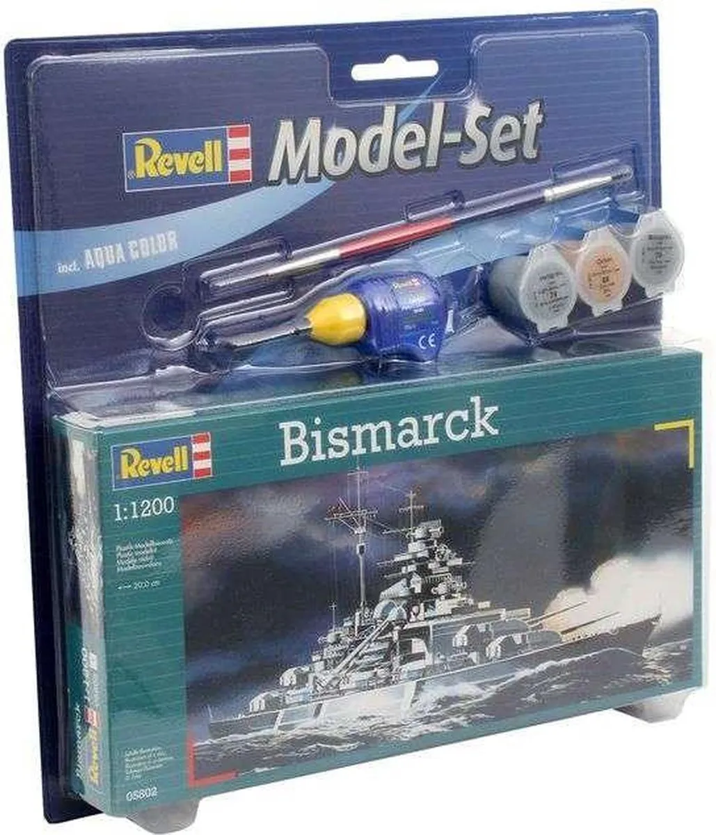 Revell 65802 Bismarck Modelbouwpakket Schip 1:1200