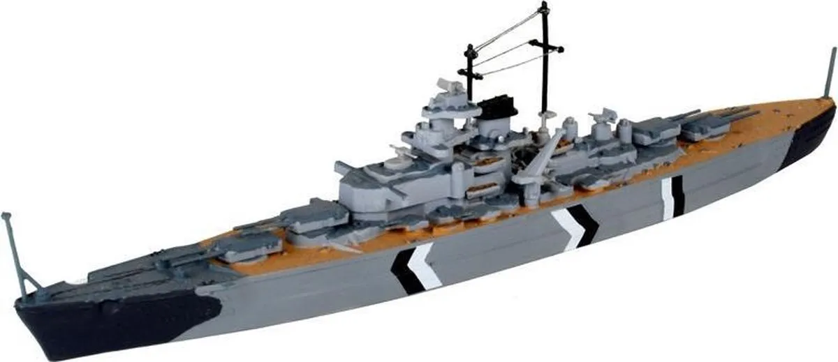 Revell 65802 Bismarck Modelbouwpakket Schip 1:1200 - 31 Onderdelen - Multi