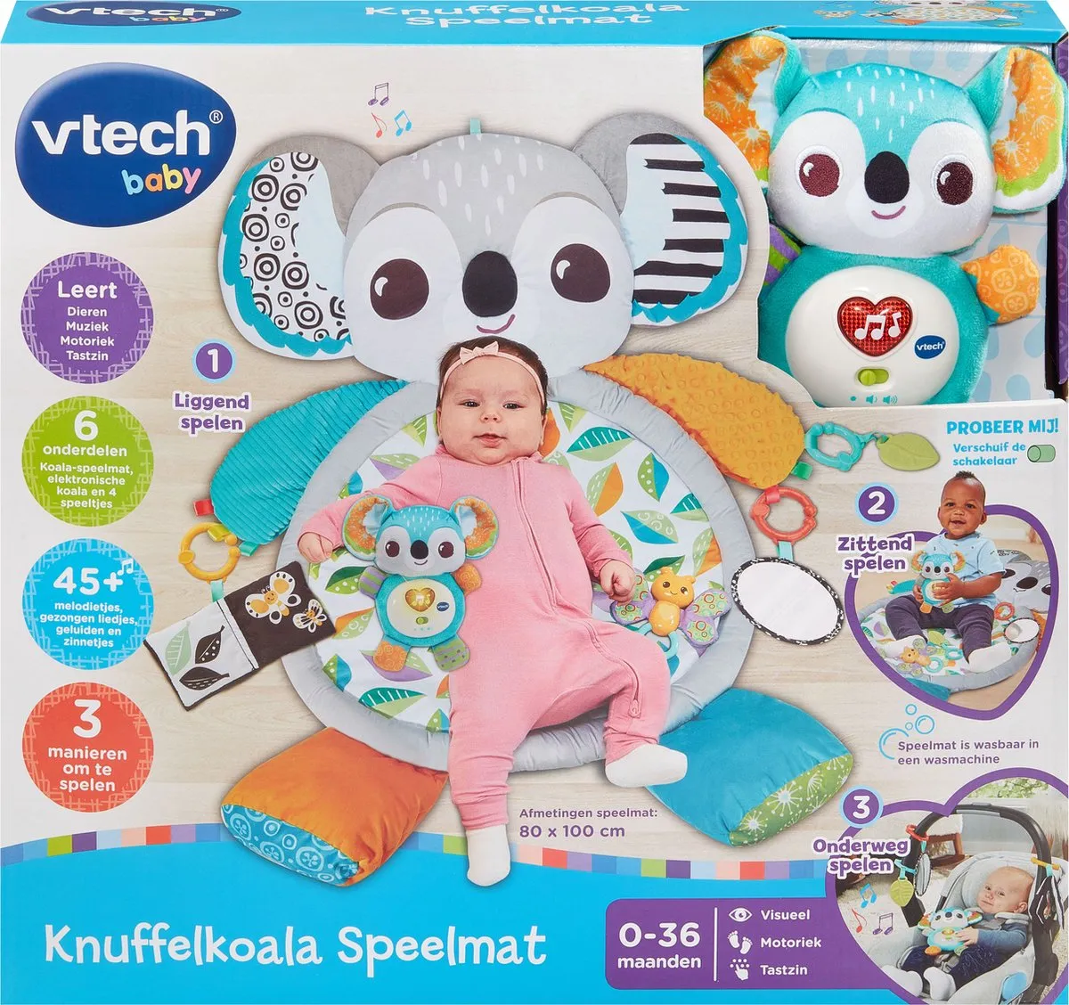 VTech Baby Knuffelkoala Speelmat - 45+ Melodietjes