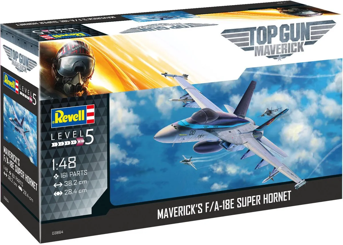 Revell 03864 F/A-18E Super Hornet Top Gun - Maverick Modelbouwpakket 1:48 - Multi