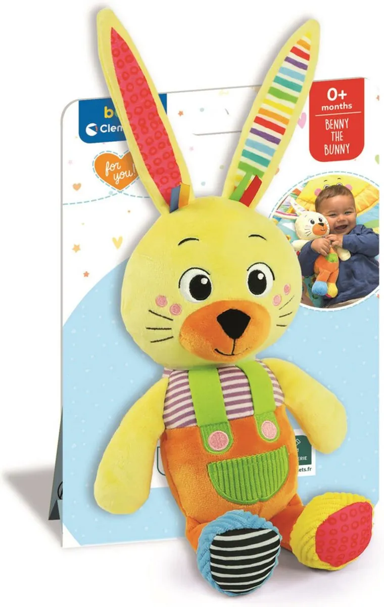 Clementoni Benny the Bunny Knuffel - Multicolor