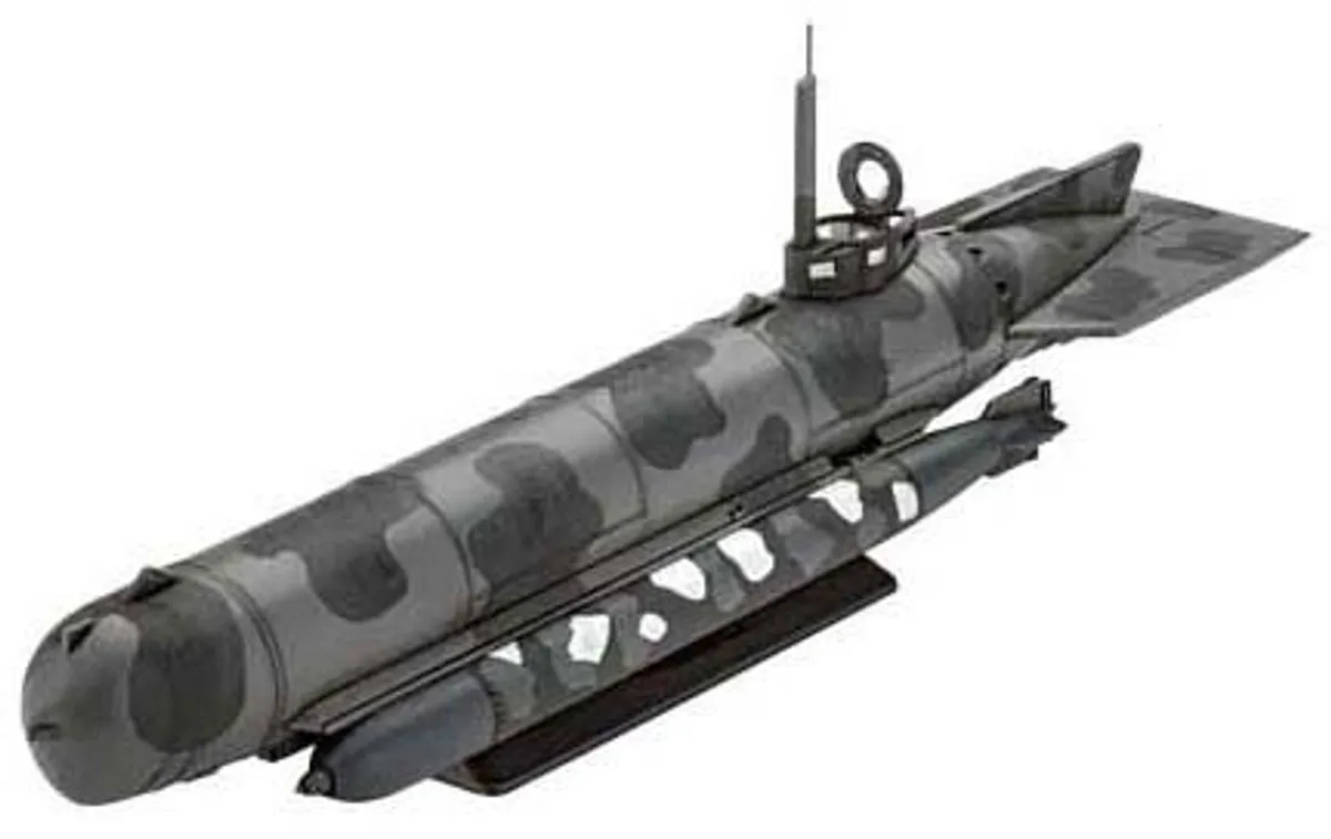 Revell 05187 Duitse Molch Type Midget Submarine WWII - 1:72 - Modelbouwpakket
