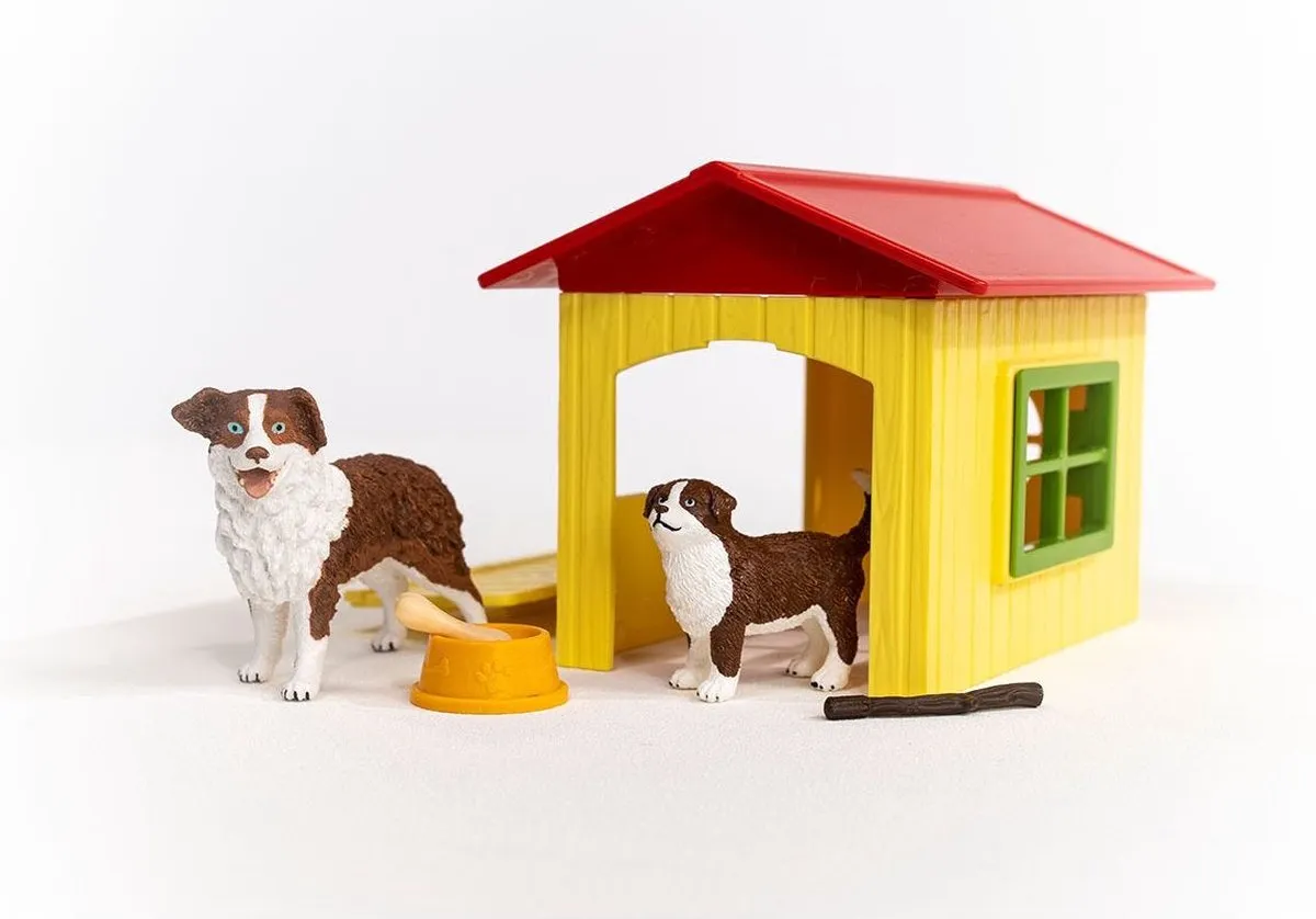Schleich Farm World Hondenhok 42573 - Speelfigurenset