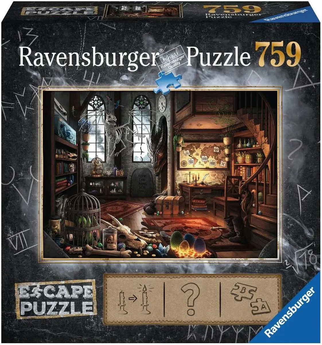 Ravensburger Escape Puzzle 5 Dragon 759 Stuks - Meerkleurig