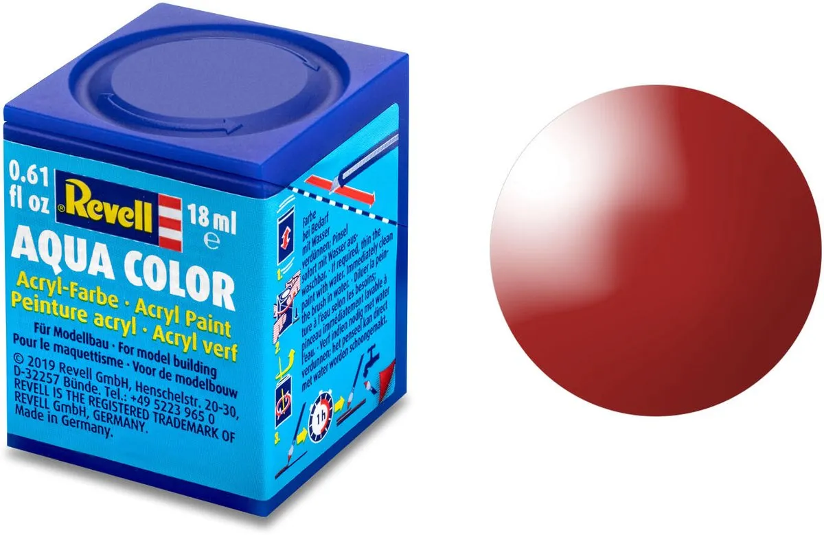 Revell Hobbyverf Acryl Aqua #31 Fire Red Gloss