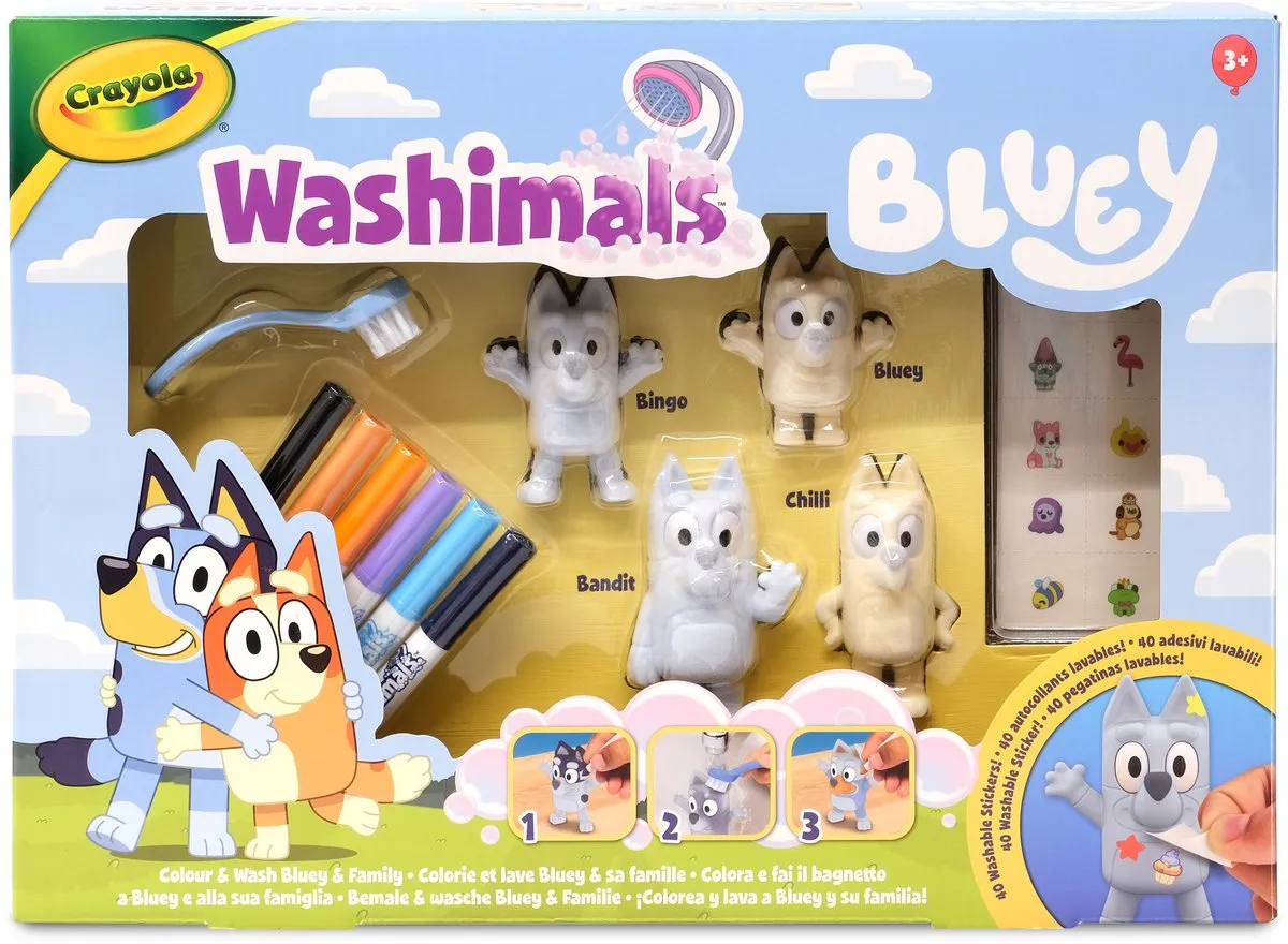 Crayola Washimals Bluey Knutselset