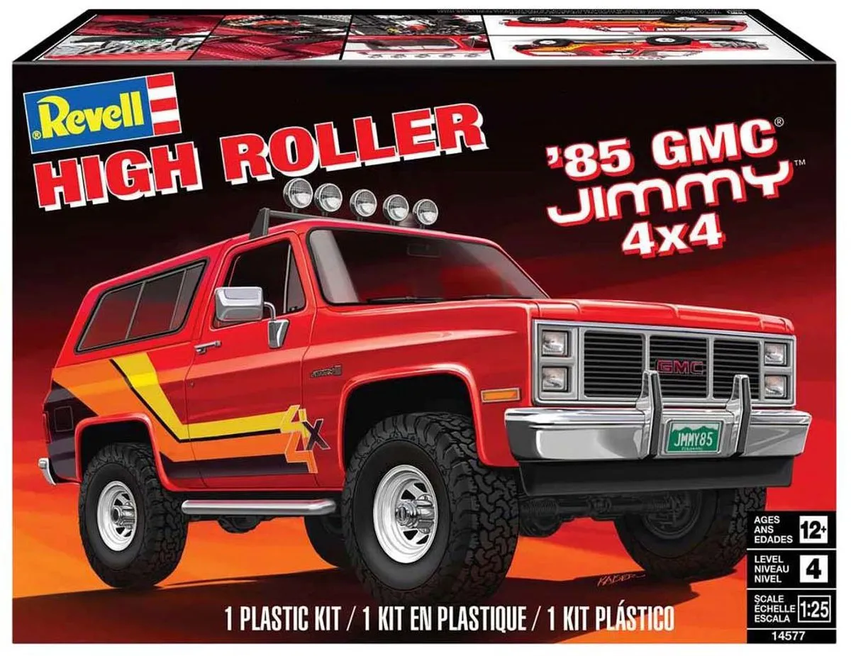 Revell 14577 GMC 1985 Jimmy 4x4 High Roller Modelbouwpakket - 1:25 - Multi