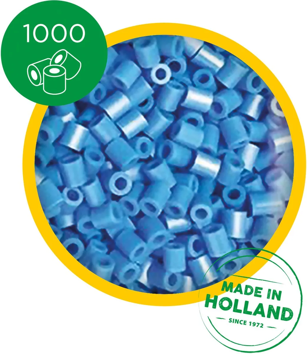 SES Creative Beedz Strijkkralen Hemelsblauw 1000 Stuks