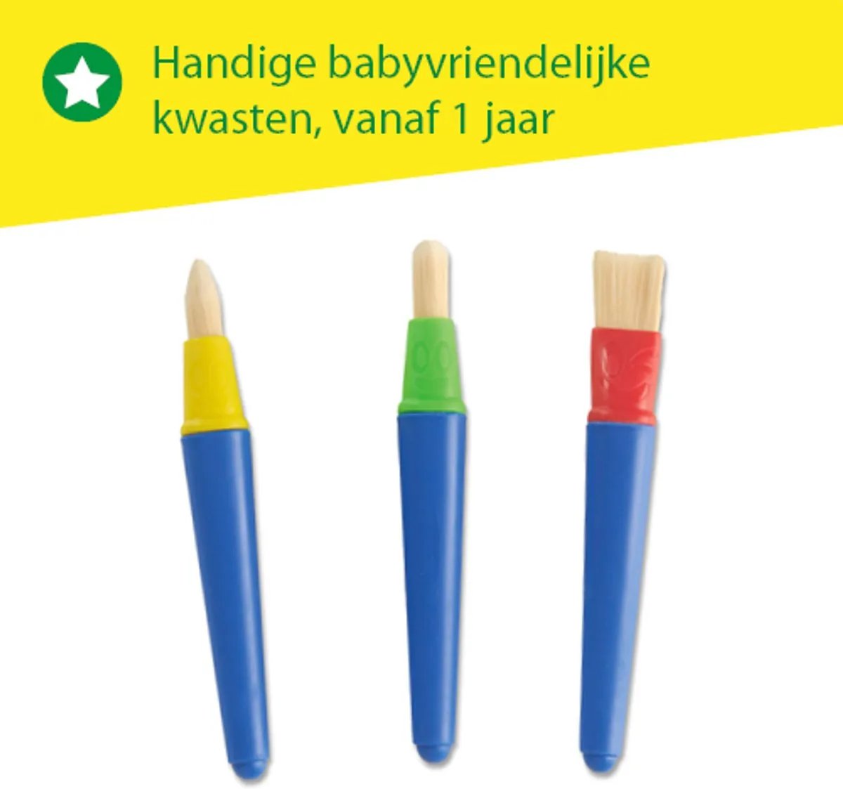 SES Creative My First Babykwasten - 3 Stuks