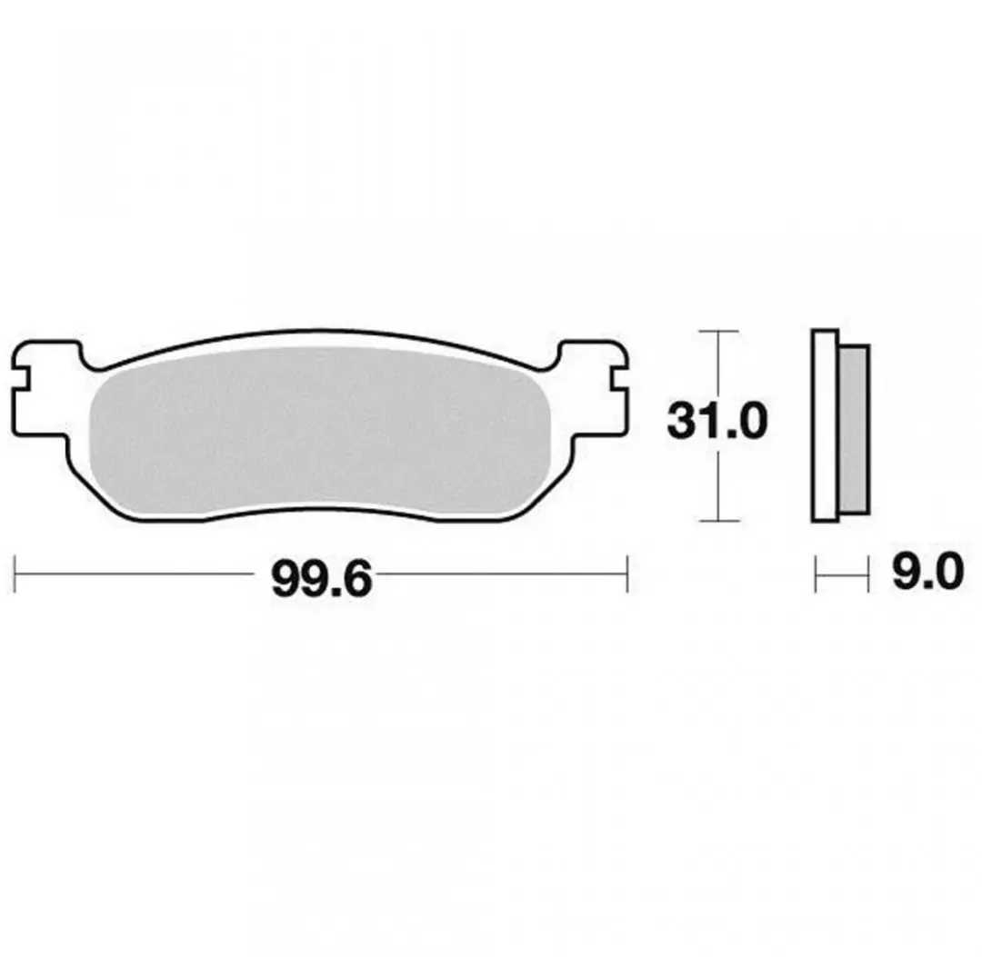 Brembo Plaquette Remblokken MBK Skyliner 2000-2002