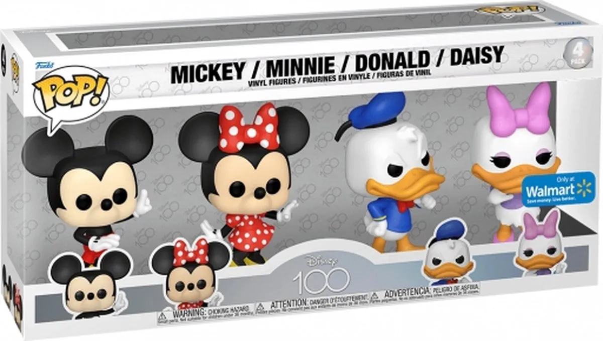 Funko Pop 4-Pack Mickey/Minnie/Donald/Daisy 81322 - Multi
