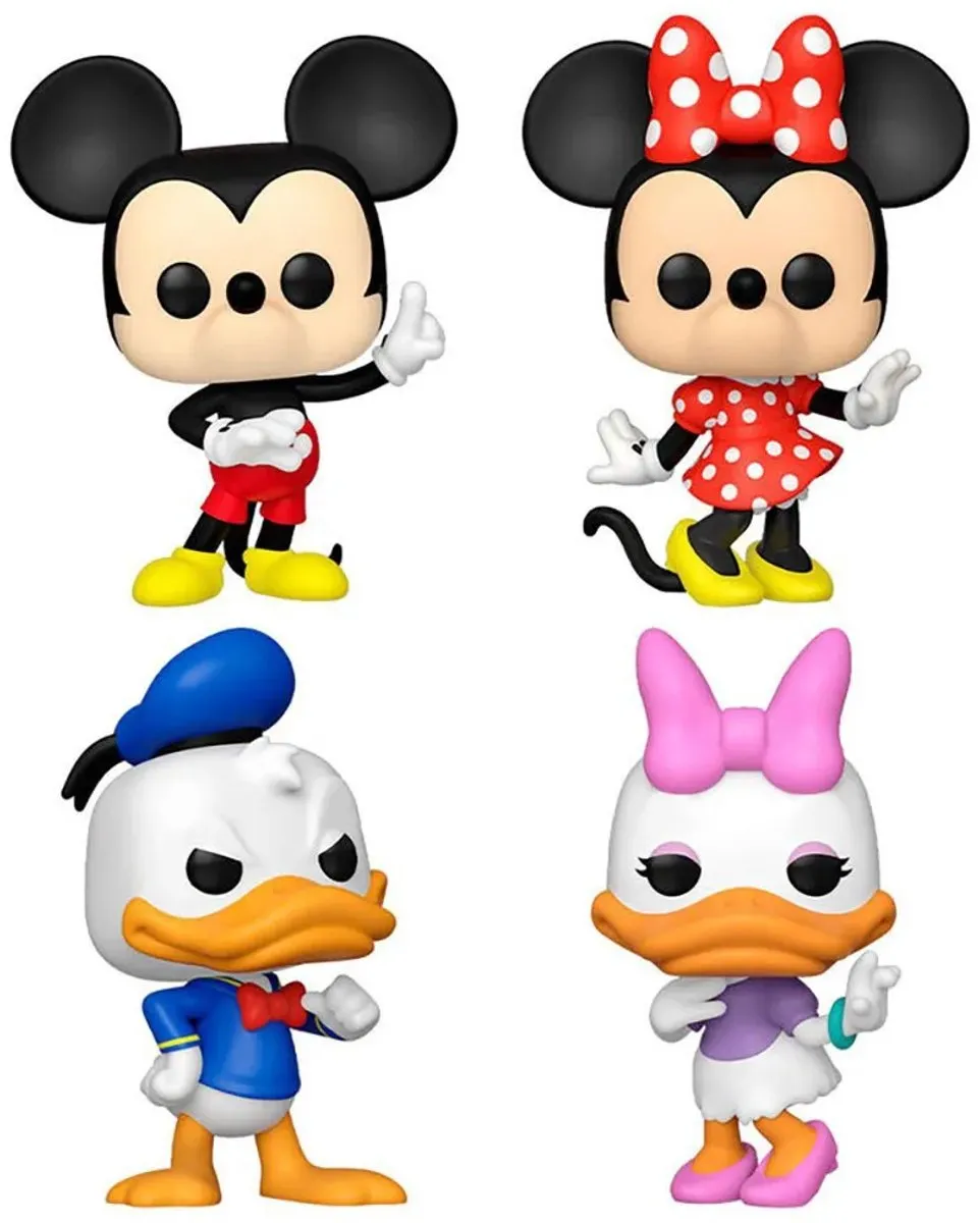 Funko Pop 4-Pack Mickey/Minnie/Donald/Daisy 81322 - Multi