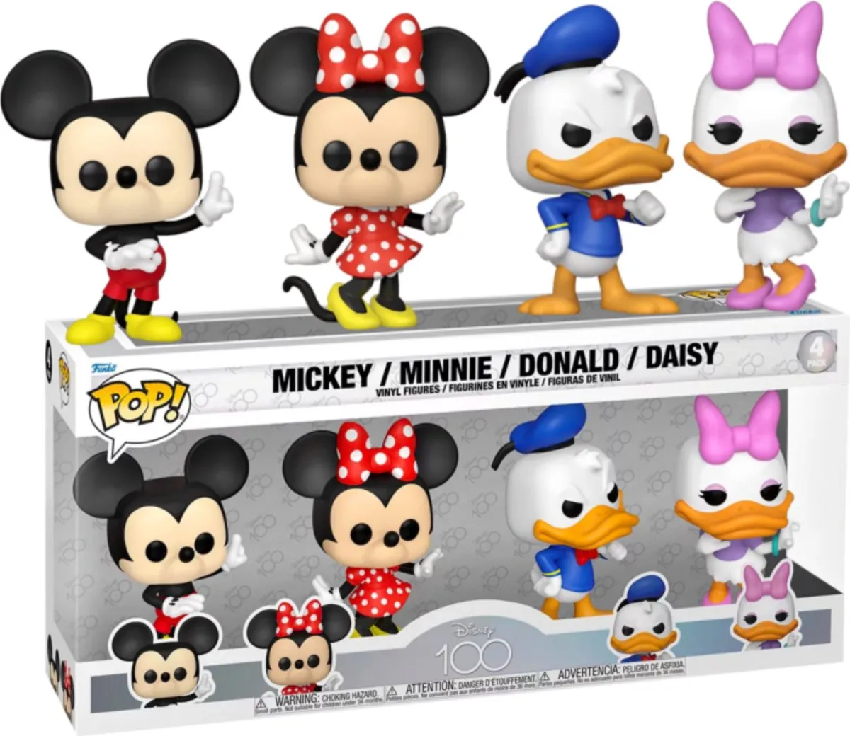 Funko Pop 4-Pack Mickey/Minnie/Donald/Daisy 81322 - Multi