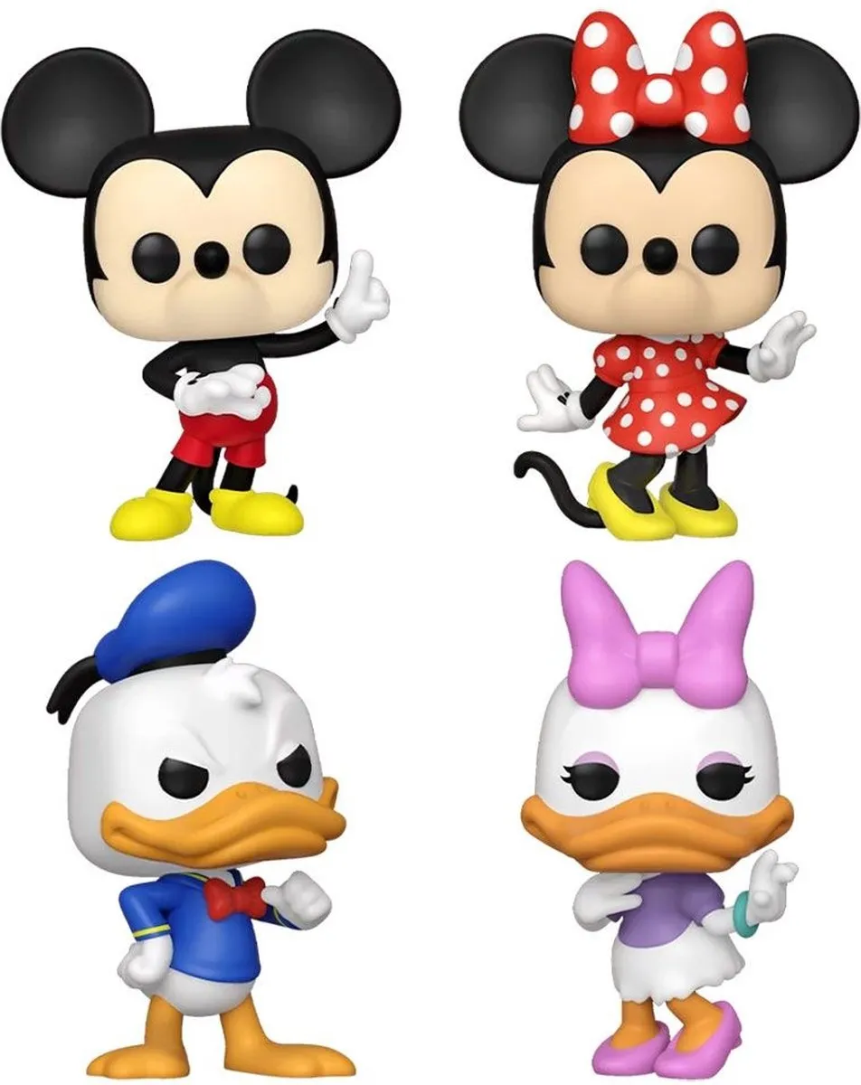 Funko Pop 4-Pack Mickey/Minnie/Donald/Daisy 81322 - Multi
