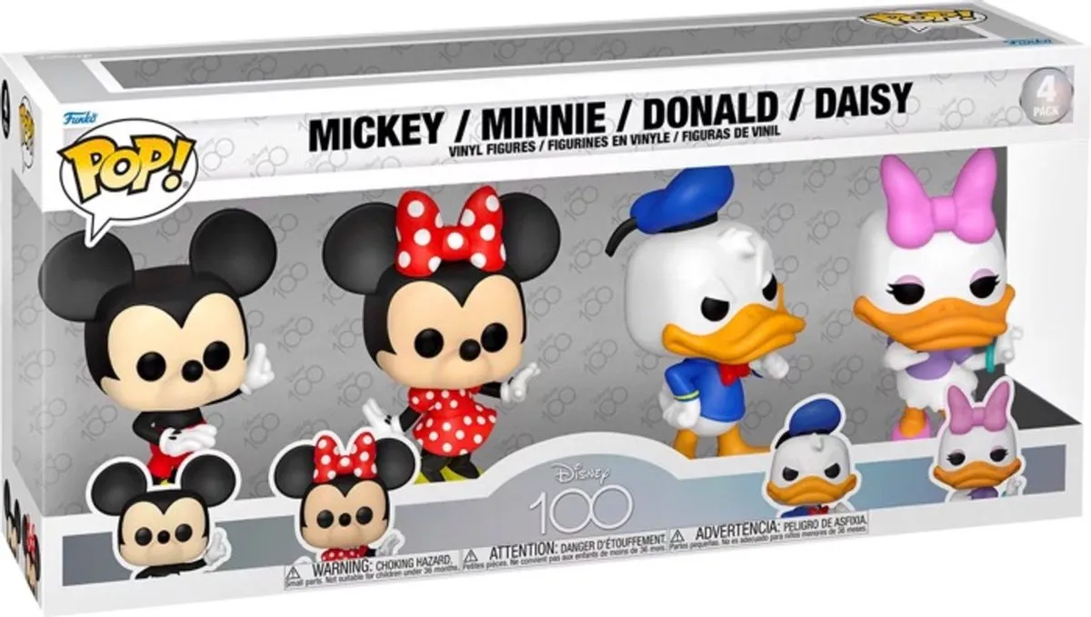 Funko Pop 4-Pack Mickey/Minnie/Donald/Daisy 81322