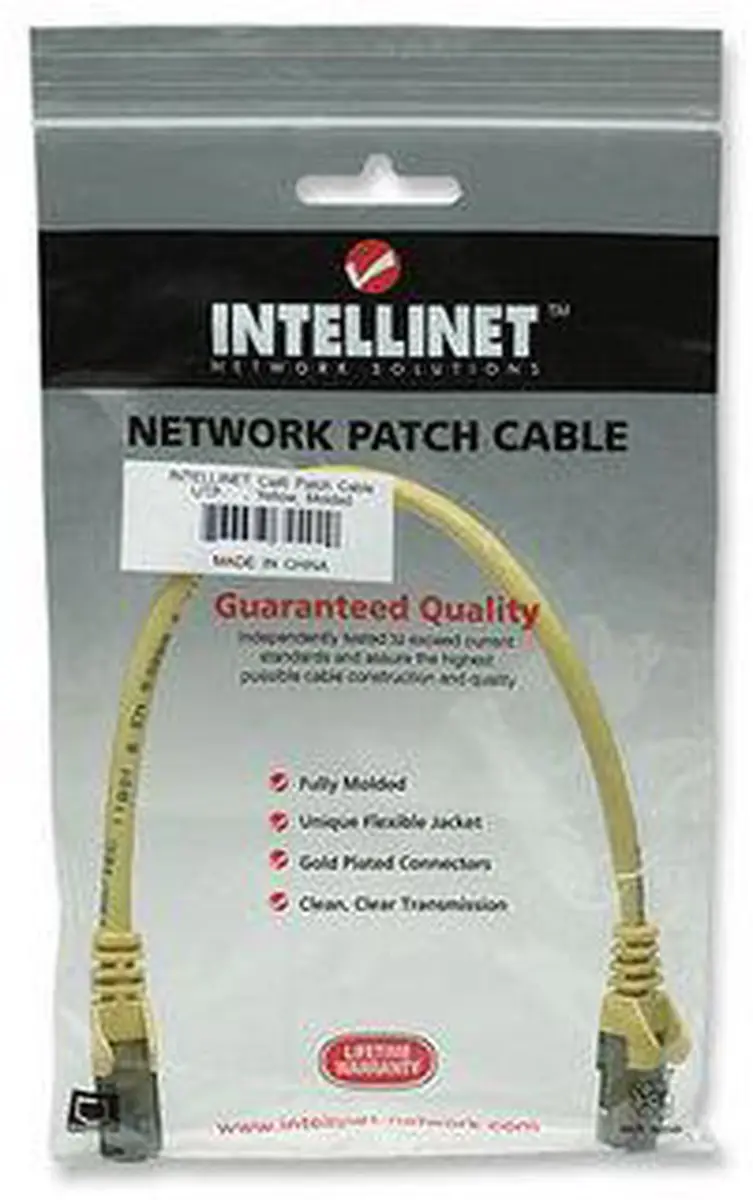 Intellinet 342339 Patchkabel RJ45 Cat6 0.5m Geel - afbeelding 6 van 6