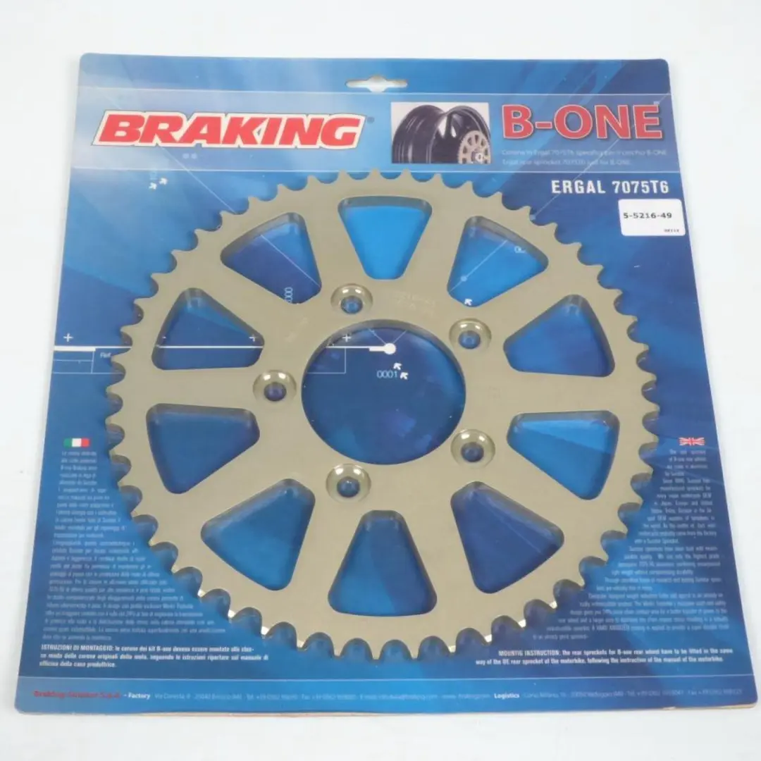 Couronne de transmission Sunstar pour Moto Suzuki 1000 Gsx-R 2001 à 2015 49 den