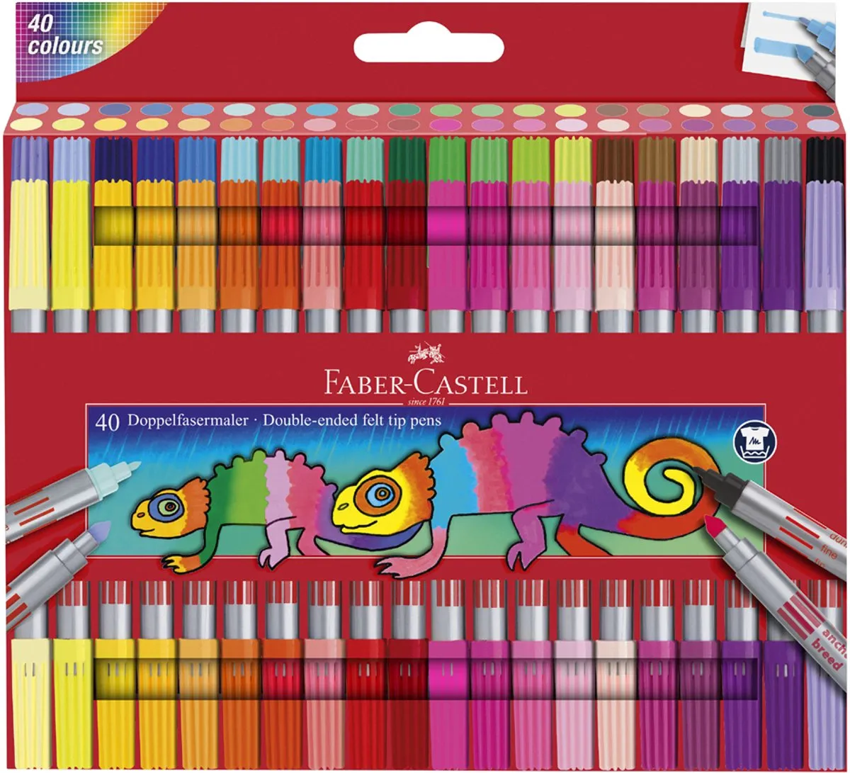 Faber-Castell Viltstiften FC-151119 - 20 Kleuren