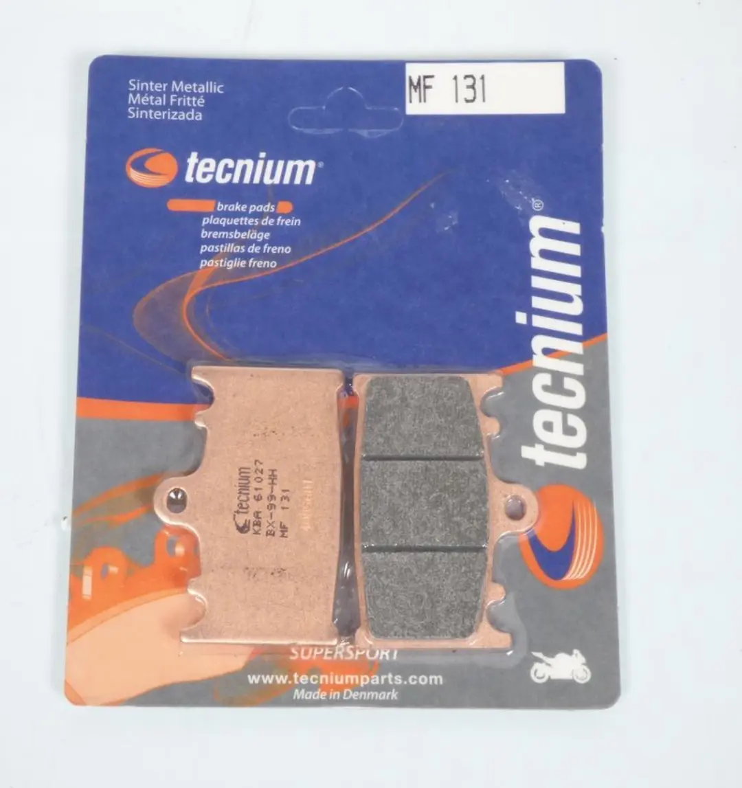 Remblok Tecnium MF131 voor motorfiets Suzuki 600 GSR 2006 tot 2010 Gloednieuw