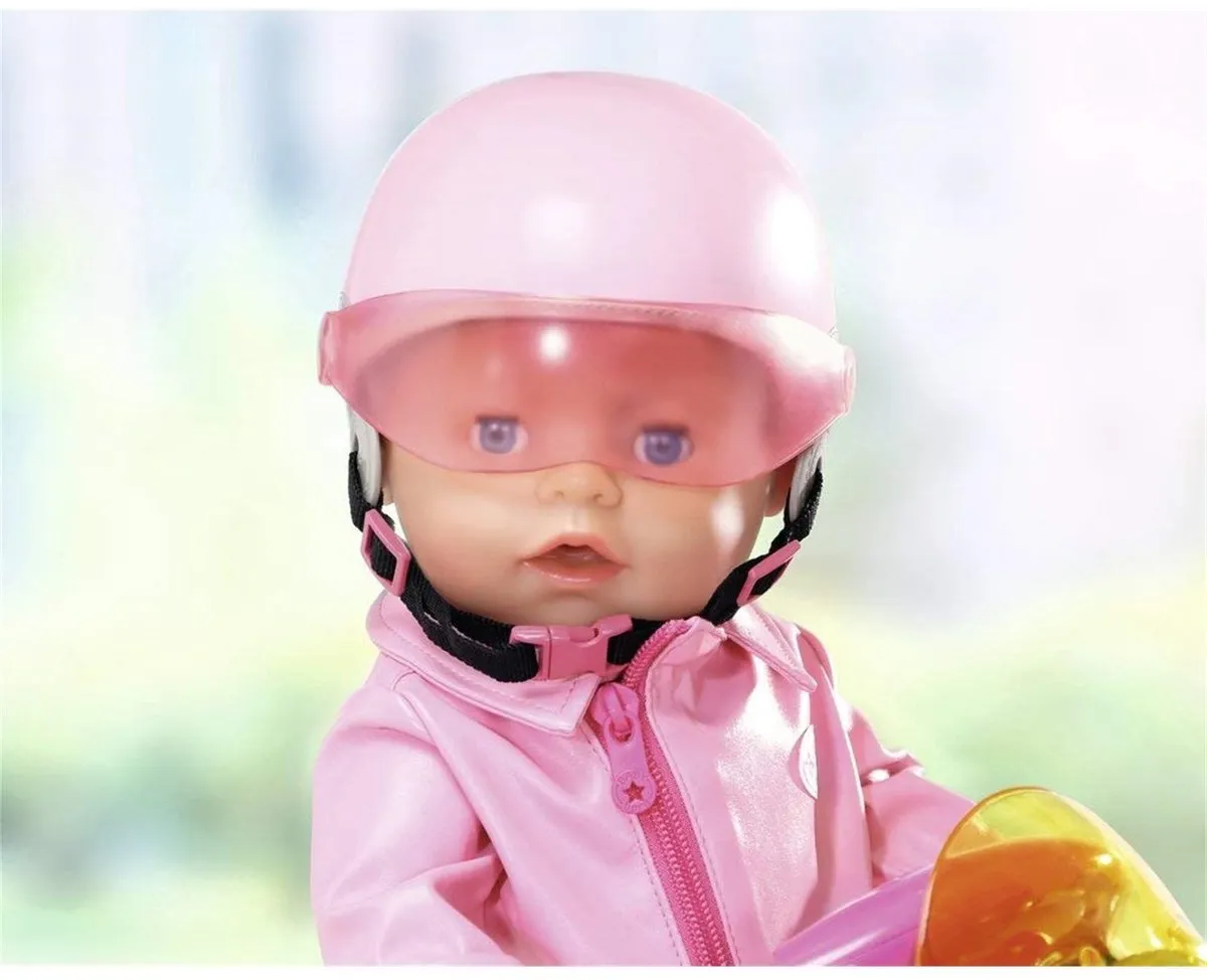 Baby Born City Scooter Helm 43cm - Roze