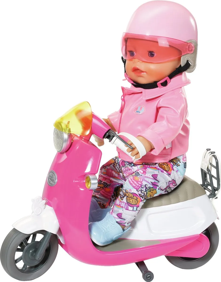 Baby Born City Scooter Helm 43cm - Roze