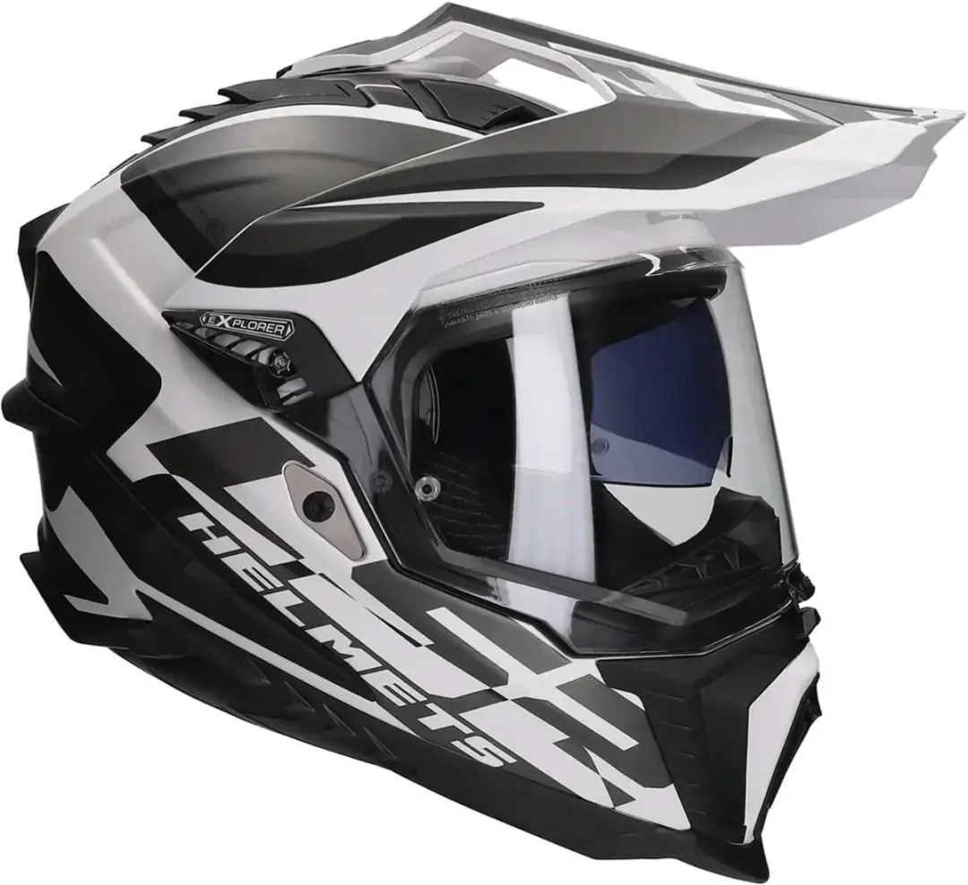 LS2 Helm Explorer Alter MX701 mat zwart / geel maat XS