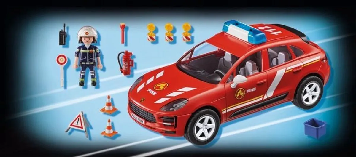 Playmobil Porsche Macan S Brandweer 70277 - afbeelding 6 van 6