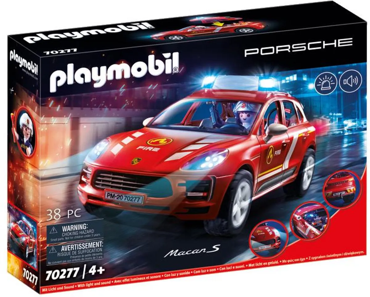 Playmobil Porsche Macan S Brandweer 70277