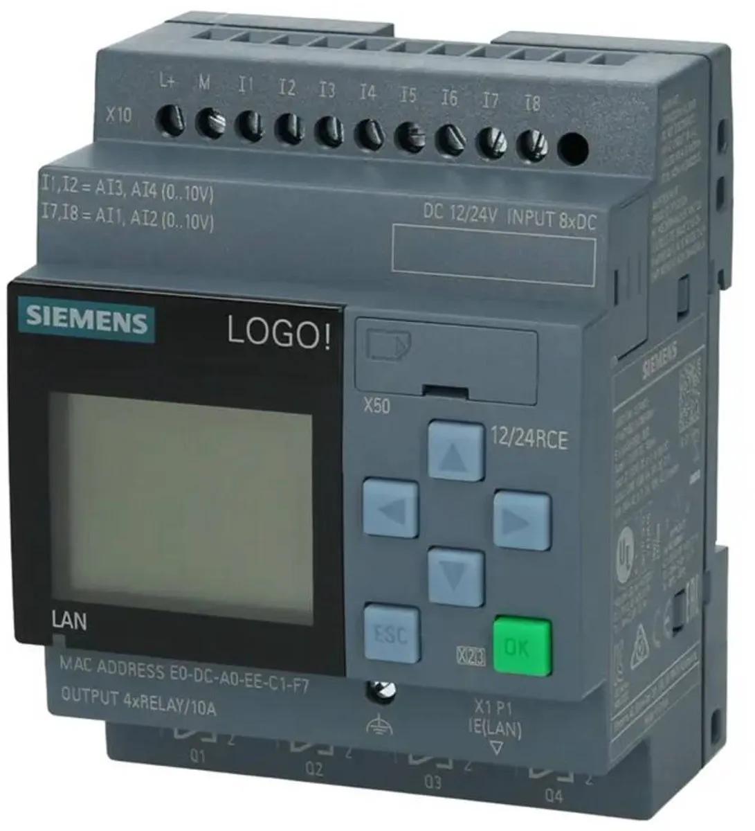 Siemens 6ED1052-1MD08-0BA2 PLC-aansturingsmodule