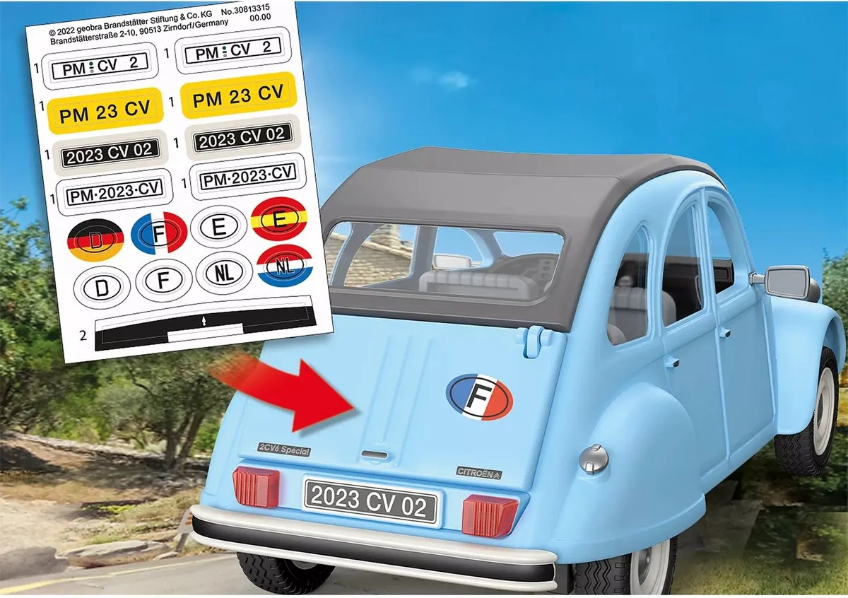 Playmobil Citroën 2CV 70640 - Blauw