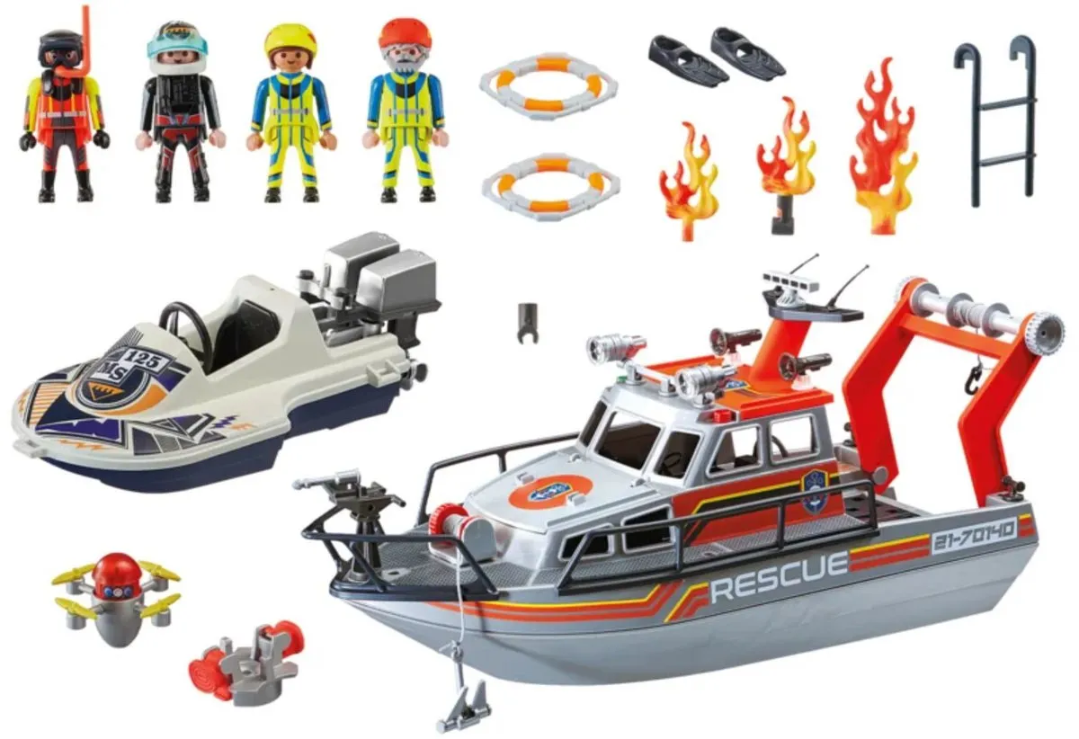 Playmobil City Action Redding op zee 70140 - Multicolor - afbeelding 6 van 6