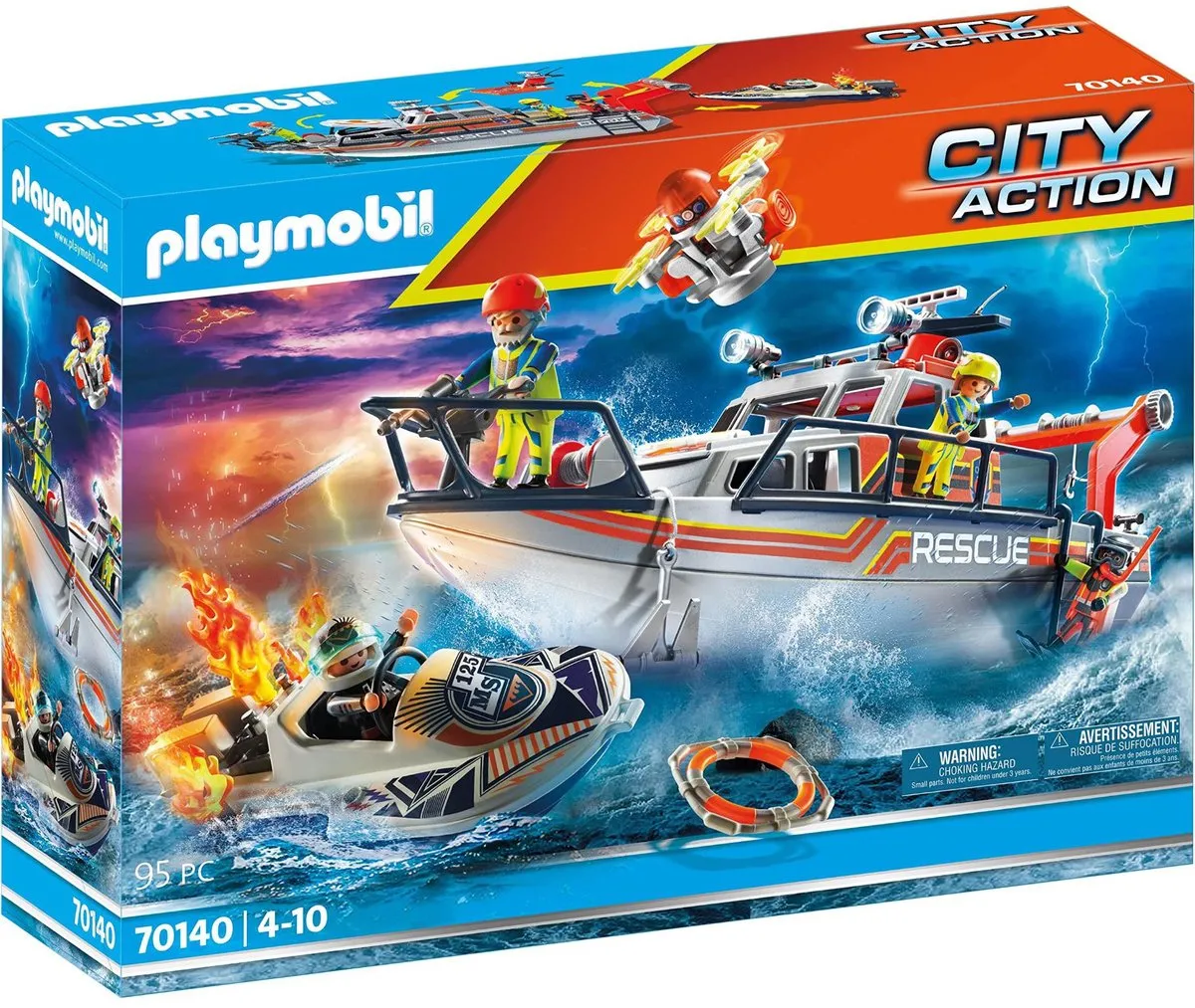 Playmobil City Action Redding op zee 70140