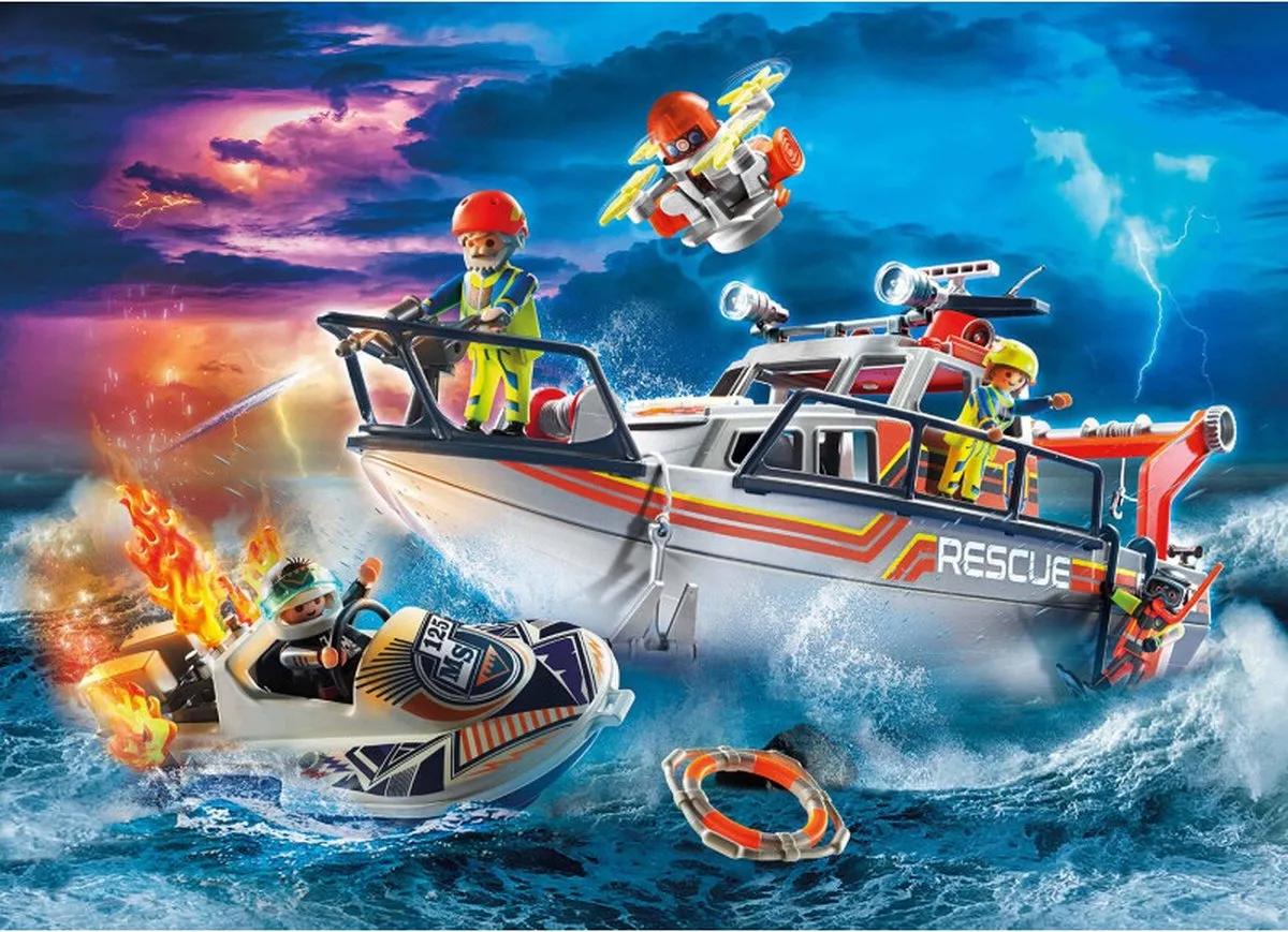 Playmobil City Action Redding op zee 70140 - Multicolor
