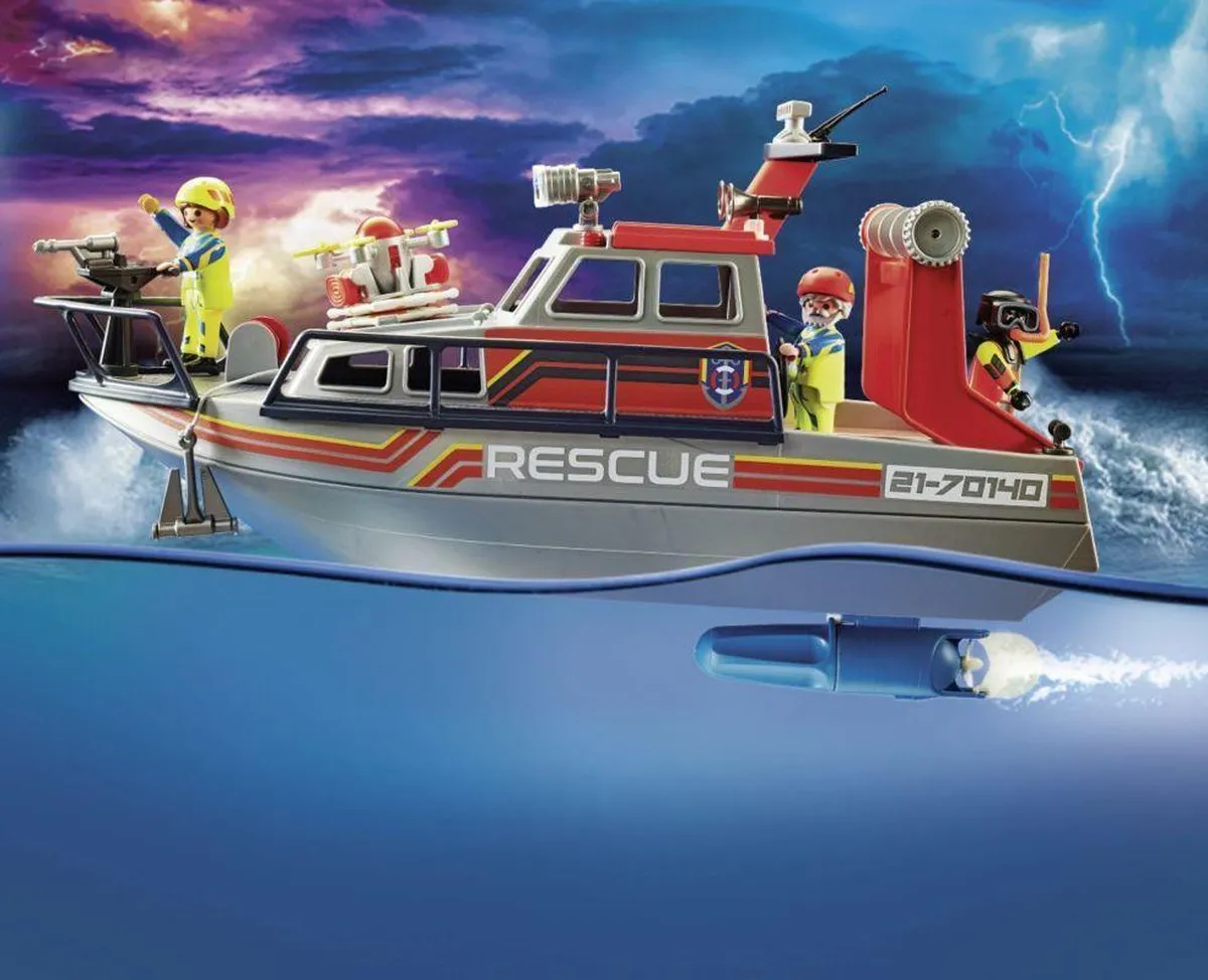 Playmobil City Action Redding op zee 70140 - Multicolor