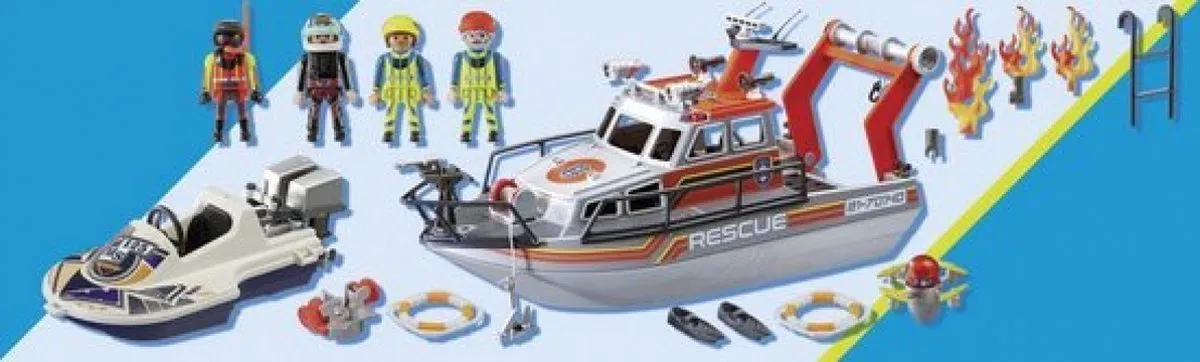Playmobil City Action Redding op zee 70140 - Multicolor