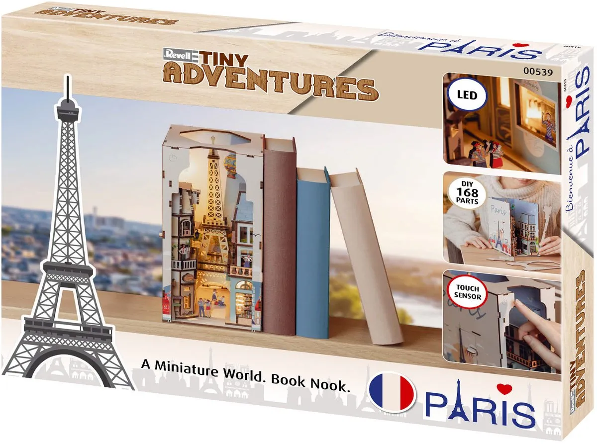 Revell Tiny Adventures Parijs Modelbouwpakket - 168 Onderdelen - Multi