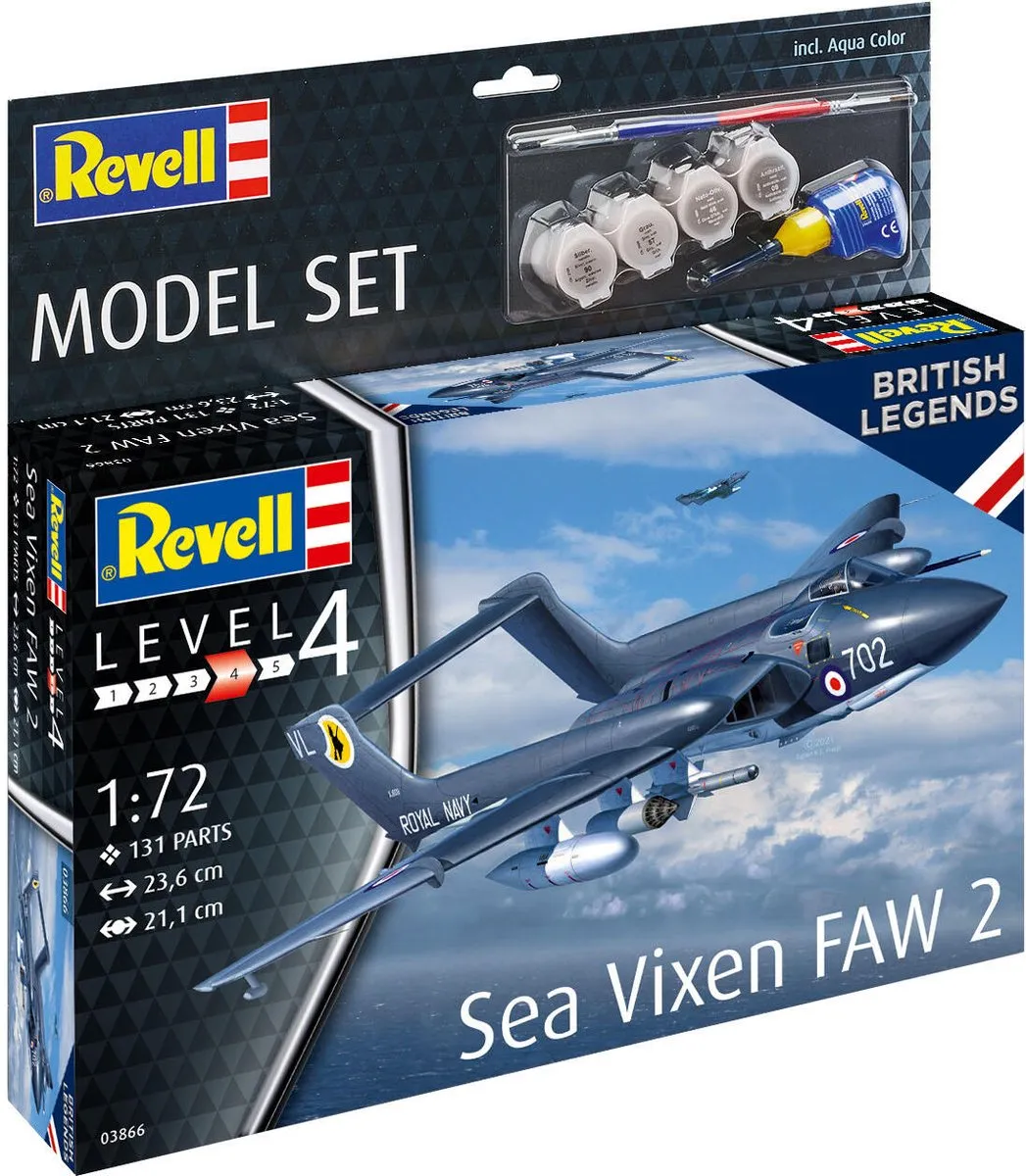 Revell 63866 Sea Vixen FAW 2 Modelbouwpakket 1:72
